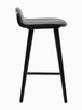 Capa Leather Bar Stool (Black)