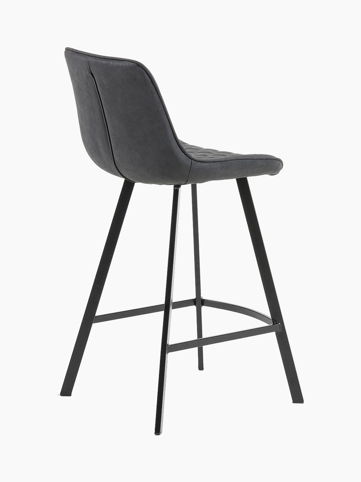 Adela Leatherette Bar Stool (66cm)