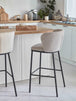 Ciselia Boucle Bar Stool (75cm)