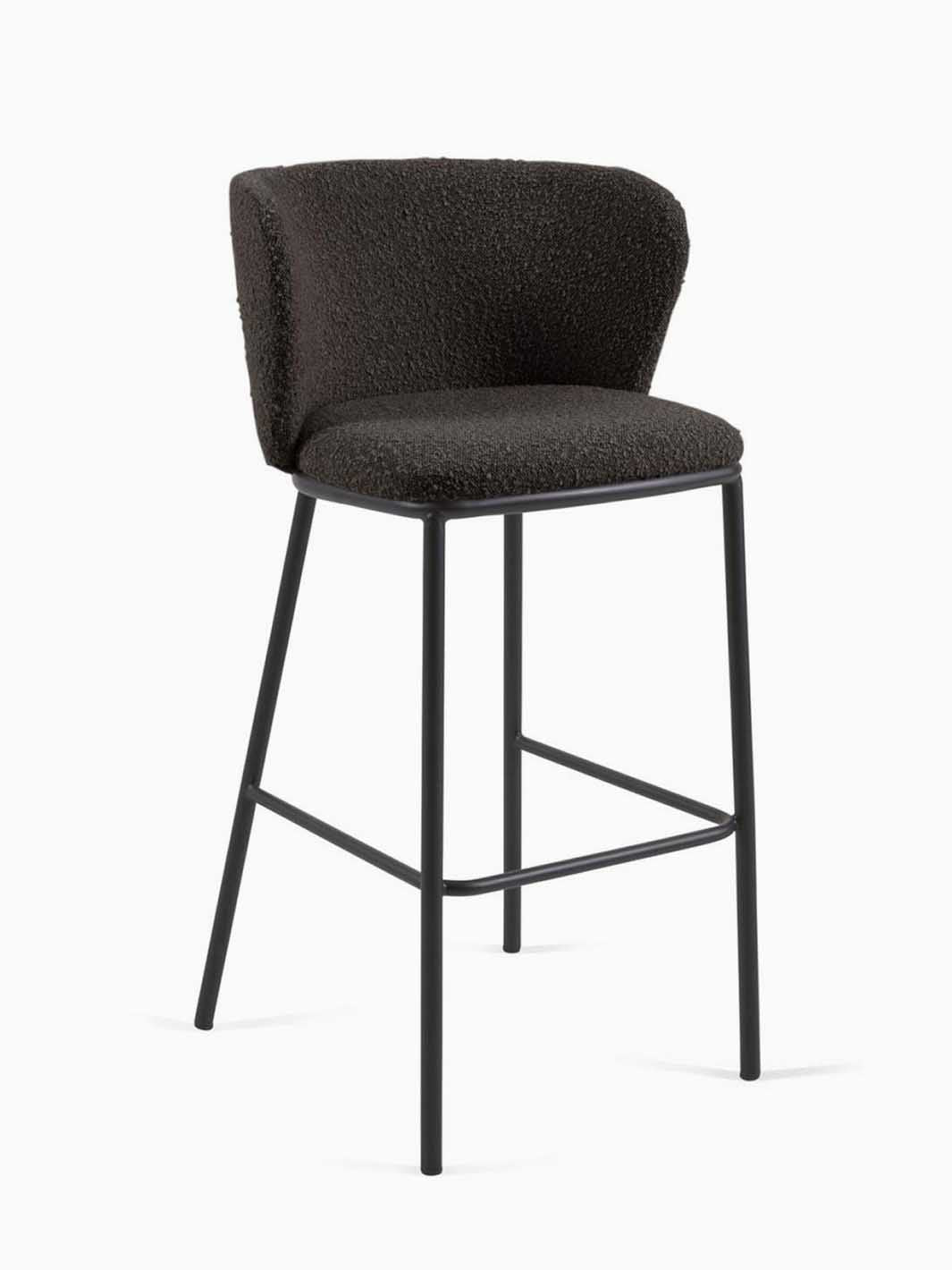 Ciselia Boucle Bar Stool 65cm Bar Stools