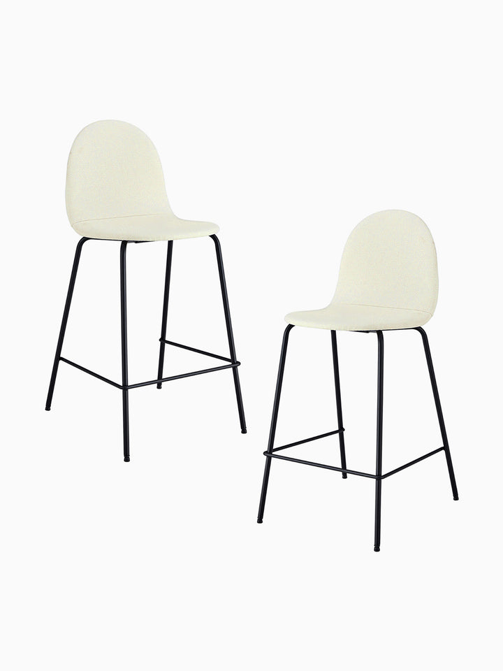 Archie Fabric Bar Stool (Set of 2)