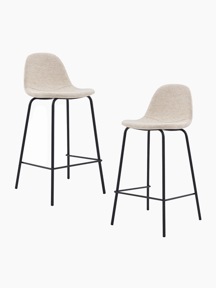 Luca Fabric Bar Stool (Set of 2)