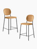 Margot Velvet Bar Stool (Set of 2)