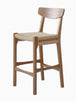 Fitzroy Rattan Bar Stool With Backrest