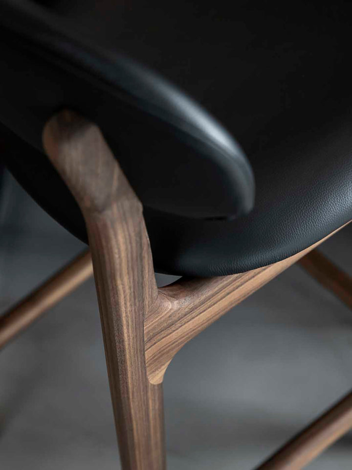 Alaska Leather Bar Stool