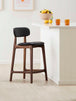 Alaska Leather Bar Stool