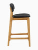 Alaska Leather Bar Stool