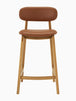 Alaska Leather Bar Stool