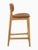 Alaska Leather Bar Stool