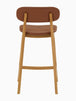 Alaska Leather Bar Stool