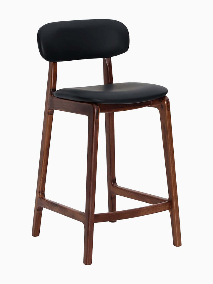 Alaska Leather Bar Stool