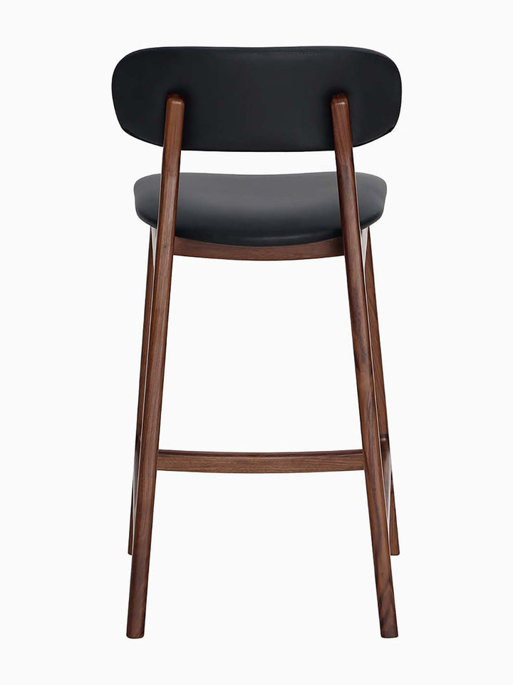 Alaska Leather Bar Stool