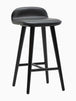 Capa Leather Bar Stool (Black)