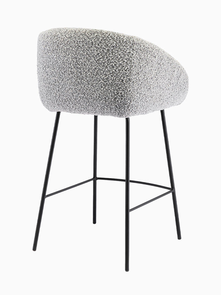 Avalon Boucle Bar Stool