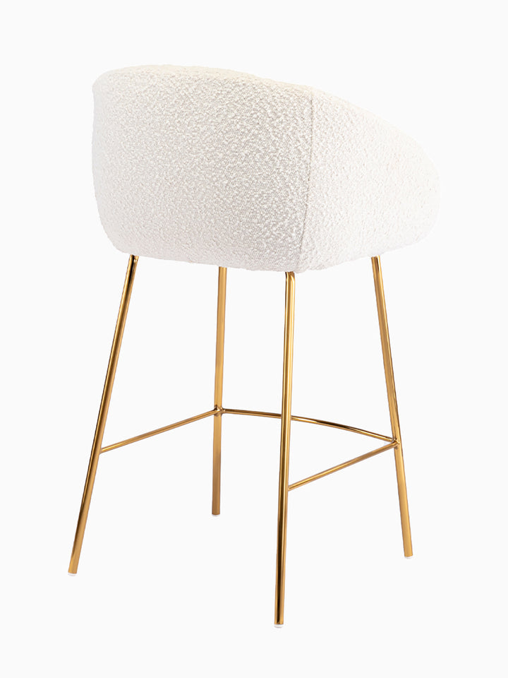 Avalon Boucle Bar Stool