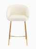 Avalon Boucle Bar Stool