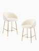 Avalon Boucle Bar Stool