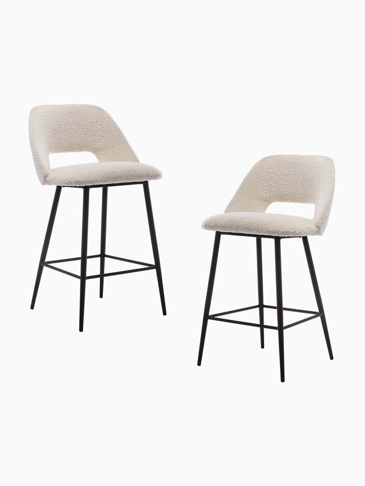 Belmont Boucle Bar Stool