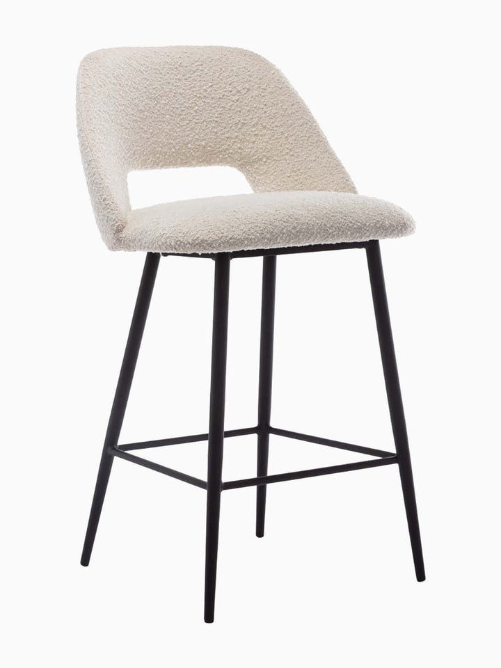 Belmont Boucle Bar Stool