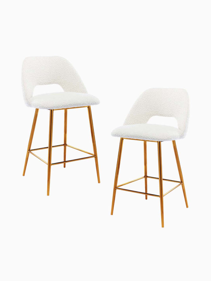 Belmont Boucle Bar Stool