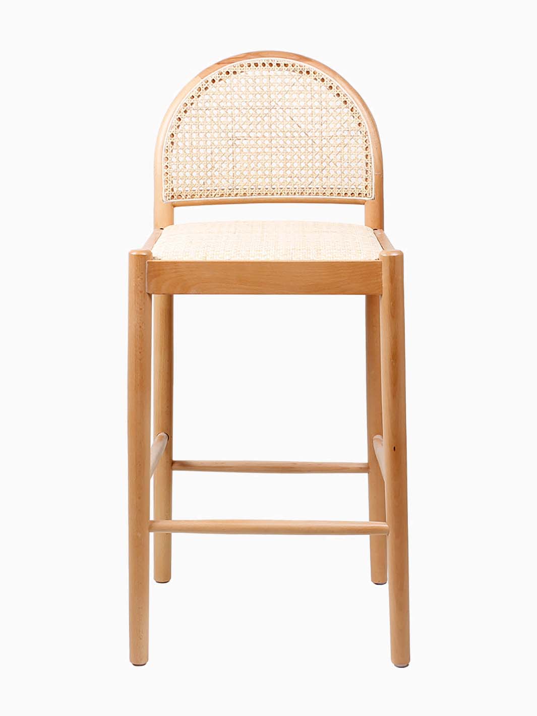 Cane bar stools online with backs