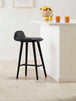 Capa Leather Bar Stool (Black)