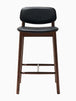 Lando Leather Bar Stool (Walnut)